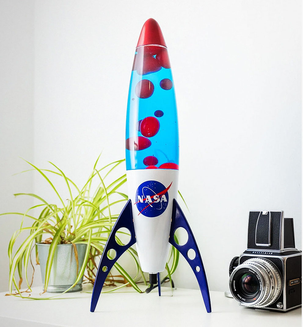 Studio Brillantine - Unique Home Lighting  - NASA Lava lamp