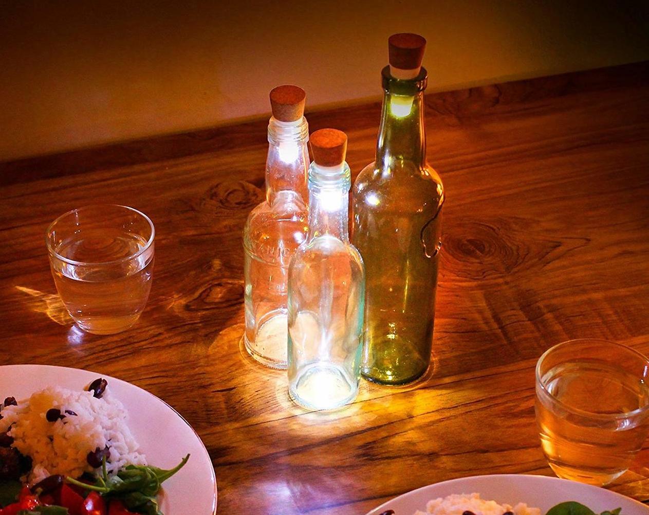 Studio Brillantine - Unique Home Lighting  - Multi colour LED bottle light