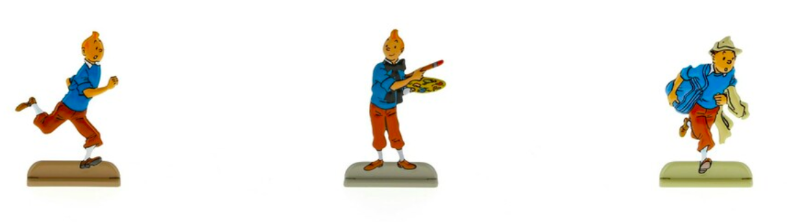 Tintin Figure Metal Studio Brillantine