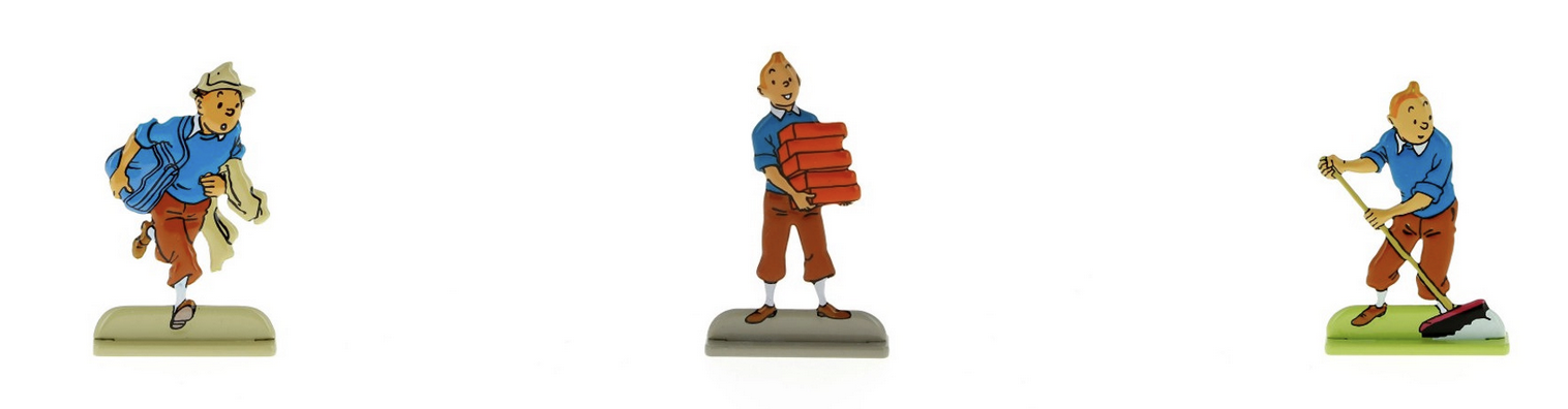 tintin metal figure